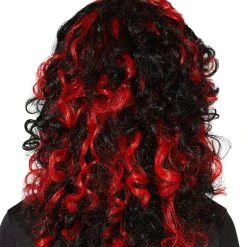 Spirit Halloween Nightmare Black Spider Wig -HALLOWEEN COSTUMES Sales Store 00108951 c