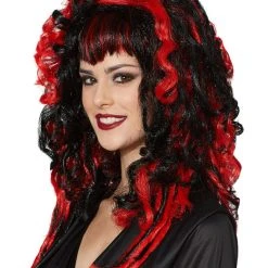 Spirit Halloween Nightmare Black Spider Wig -HALLOWEEN COSTUMES Sales Store 00108951 d