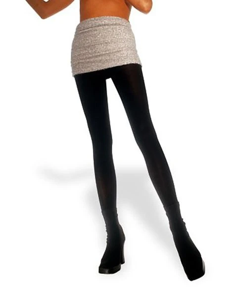 Spirit Halloween Opaque Tights - Black 4 Spirit Halloween Opaque Tights - Black - Image 2