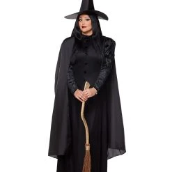 Spirit Halloween Adult Black Witch Plus Size Costume