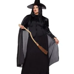 Spirit Halloween Adult Black Witch Plus Size Costume -HALLOWEEN COSTUMES Sales Store 00181081 c