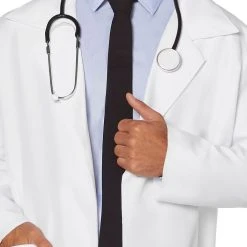 Spirit Halloween Adult Lab Coat Doctor Costume -HALLOWEEN COSTUMES Sales Store 00182451 c