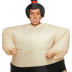 Spirit Halloween Kids Sumo Wrestler Inflatable Costume -HALLOWEEN COSTUMES Sales Store 00183285 c
