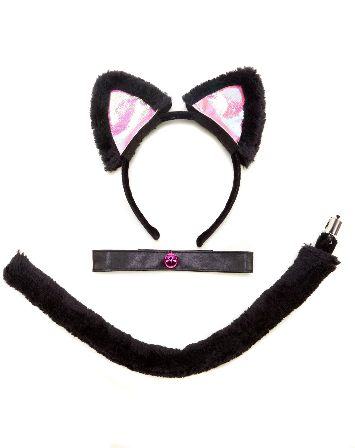 Spirit Halloween Black and Pink Cat Costume Kit 5 Spirit Halloween Black and Pink Cat Costume Kit - Image 3