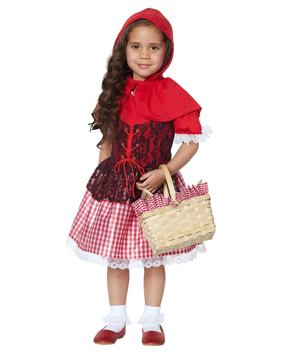 Spirit Halloween Toddler Lil' Red Riding Hood Costume 4 Spirit Halloween Toddler Lil' Red Riding Hood Costume - Image 2
