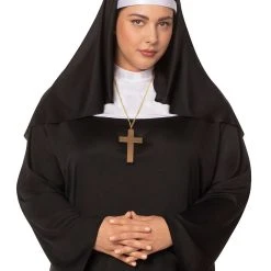 Spirit Halloween Adult Nun Plus Size Costume -HALLOWEEN COSTUMES Sales Store 00443390 c
