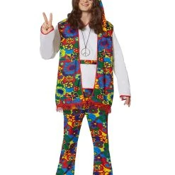 Spirit Halloween Adult Hippy Dippy Man Hippie Costume