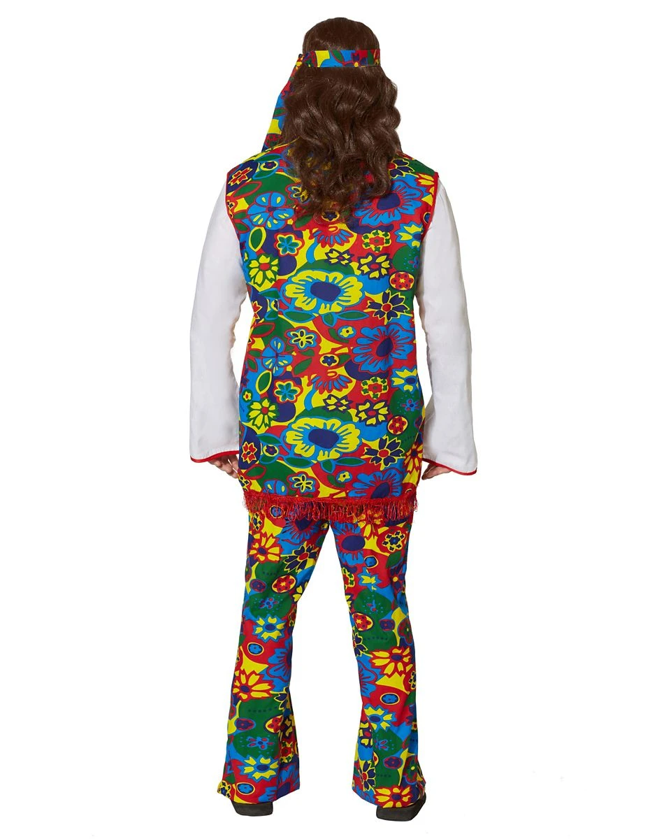 Spirit Halloween Adult Hippy Dippy Man Hippie Costume 4 Spirit Halloween Adult Hippy Dippy Man Hippie Costume - Image 2
