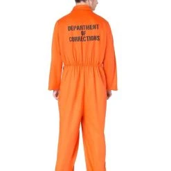 Spirit Halloween Adult Department of Corrections Prisoner One Piece Costume 21 Spirit Halloween Adult Department of Corrections Prisoner One Piece Costume -HALLOWEEN COSTUMES Sales Store 00580787 b