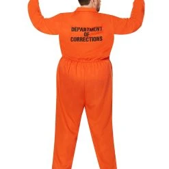 Spirit Halloween Adult Department of Corrections Prisoner One Piece Costume 17 Spirit Halloween Adult Department of Corrections Prisoner One Piece Costume -HALLOWEEN COSTUMES Sales Store 00580803 f