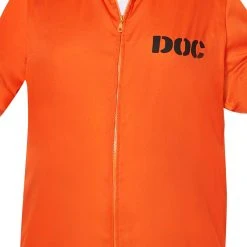 Spirit Halloween Adult Department of Corrections Prisoner One Piece Costume 19 Spirit Halloween Adult Department of Corrections Prisoner One Piece Costume -HALLOWEEN COSTUMES Sales Store 00580803 h
