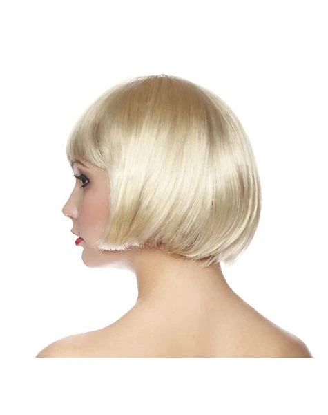 Spirit Halloween Short Blonde Bob Wig 4 Spirit Halloween Short Blonde Bob Wig - Image 2