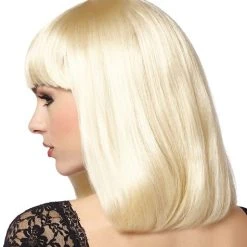 Spirit Halloween Blonde Pageboy Wig -HALLOWEEN COSTUMES Sales Store 00603654 b