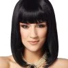 Spirit Halloween Black Pageboy Wig -HALLOWEEN COSTUMES Sales Store 00640557 a