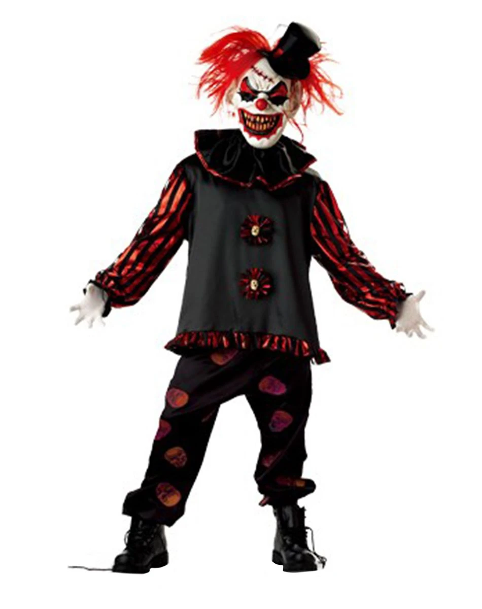 Spirit Halloween Kids Carver the Clown Costume 3 Spirit Halloween Kids Carver the Clown Costume