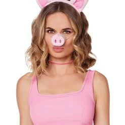 Spirit Halloween Pig Costume Kit -HALLOWEEN COSTUMES Sales Store 01028349 b