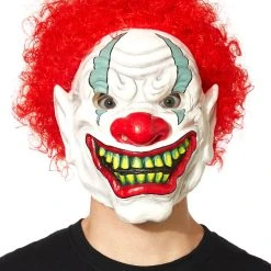 Spirit Halloween Foamy the Clown Full Mask