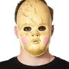 Spirit Halloween Creepy Baby Doll Half Mask -HALLOWEEN COSTUMES Sales Store 01036144 a