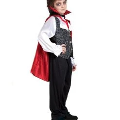 Spirit Halloween Kids Red Vampire Costume 6 Spirit Halloween Kids Red Vampire Costume -HALLOWEEN COSTUMES Sales Store 01064153 b