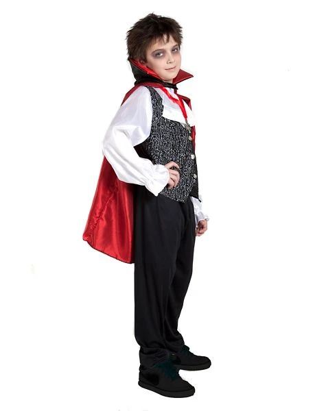 Spirit Halloween Kids Red Vampire Costume 4 Spirit Halloween Kids Red Vampire Costume - Image 2
