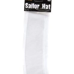 Spirit Halloween White Sailor Hat -HALLOWEEN COSTUMES Sales Store 01067594 d