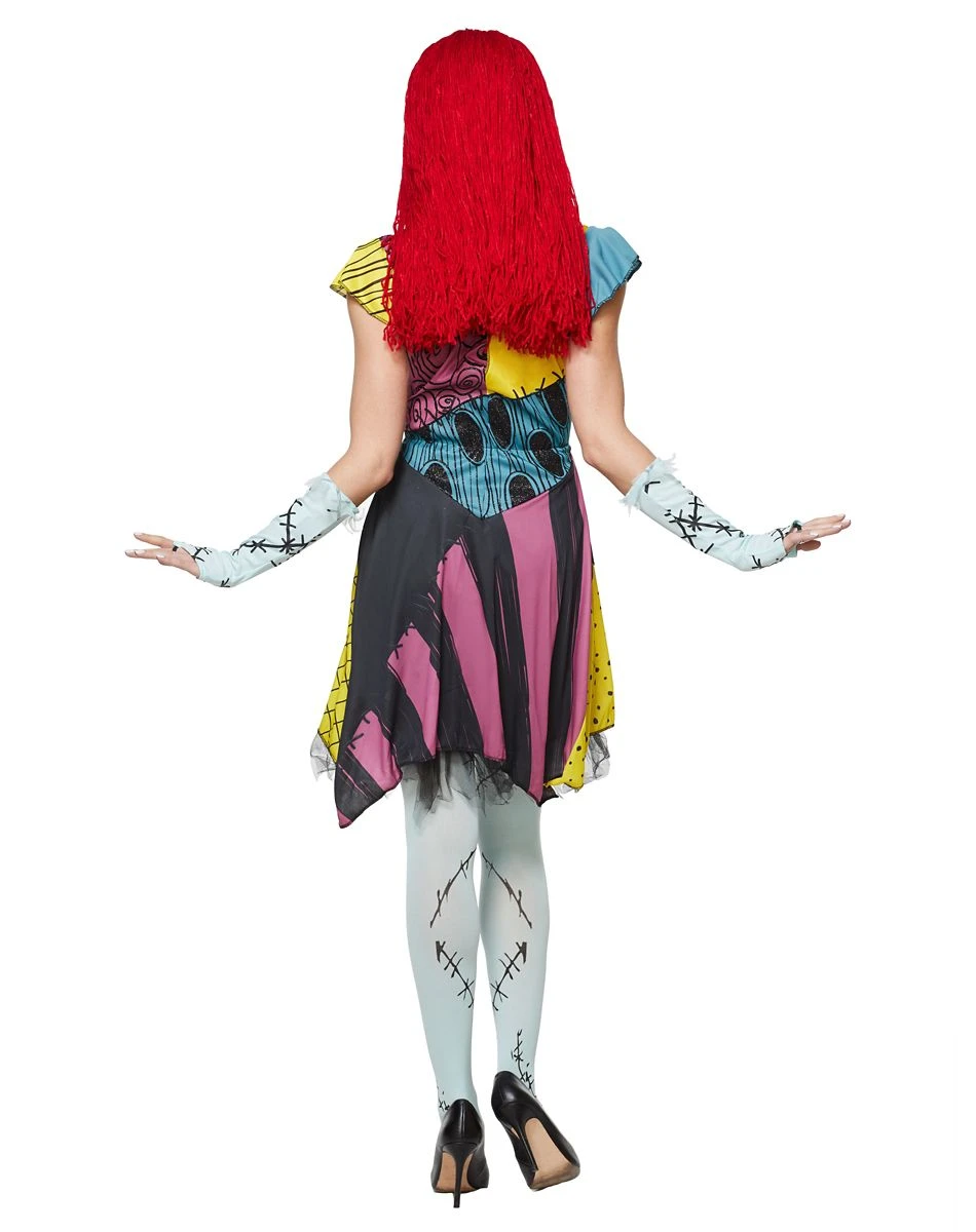 Spirit Halloween Adult Sassy Sally Costume - The Nightmare Before Christmas 4 Spirit Halloween Adult Sassy Sally Costume - The Nightmare Before Christmas - Image 2