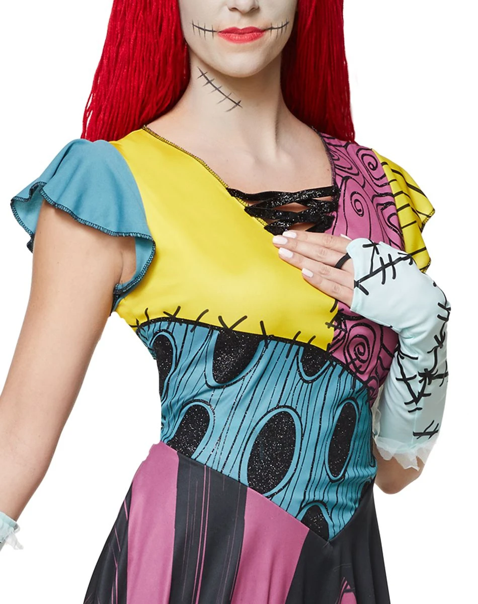Spirit Halloween Adult Sassy Sally Costume - The Nightmare Before Christmas 5 Spirit Halloween Adult Sassy Sally Costume - The Nightmare Before Christmas - Image 3