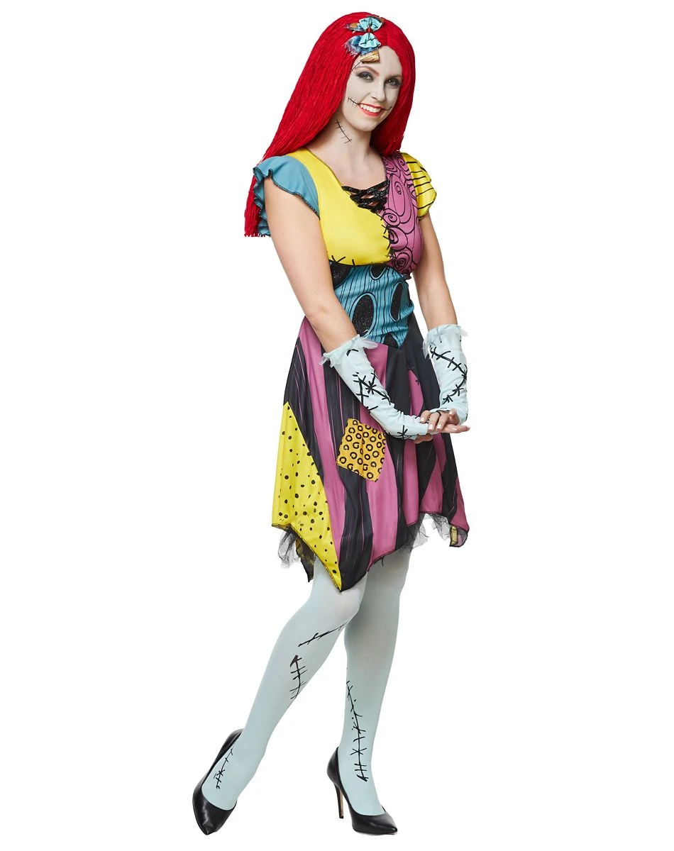 Spirit Halloween Adult Sassy Sally Costume - The Nightmare Before Christmas 6 Spirit Halloween Adult Sassy Sally Costume - The Nightmare Before Christmas - Image 4