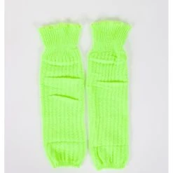 Spirit Halloween Neon Green Leg Warmers -HALLOWEEN COSTUMES Sales Store 01136746 b
