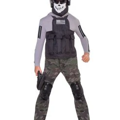 Spirit Halloween Kids Skull Commando Costume