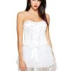 Spirit Halloween Front Lace-Up Corset - White