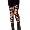 Spirit Halloween Kids Tattered Tights -HALLOWEEN COSTUMES Sales Store 01147594 a