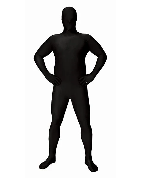 Spirit Halloween Super Skins® Black Skin Suit Adult Mens Plus Size Costume 3 Spirit Halloween Super Skins® Black Skin Suit Adult Mens Plus Size Costume