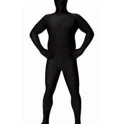 Spirit Halloween Adult Super Skins® Black Zentai Skin Suit Costume -HALLOWEEN COSTUMES Sales Store 01164912 a