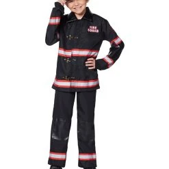 Spirit Halloween Kids Fireman Costume - Deluxe