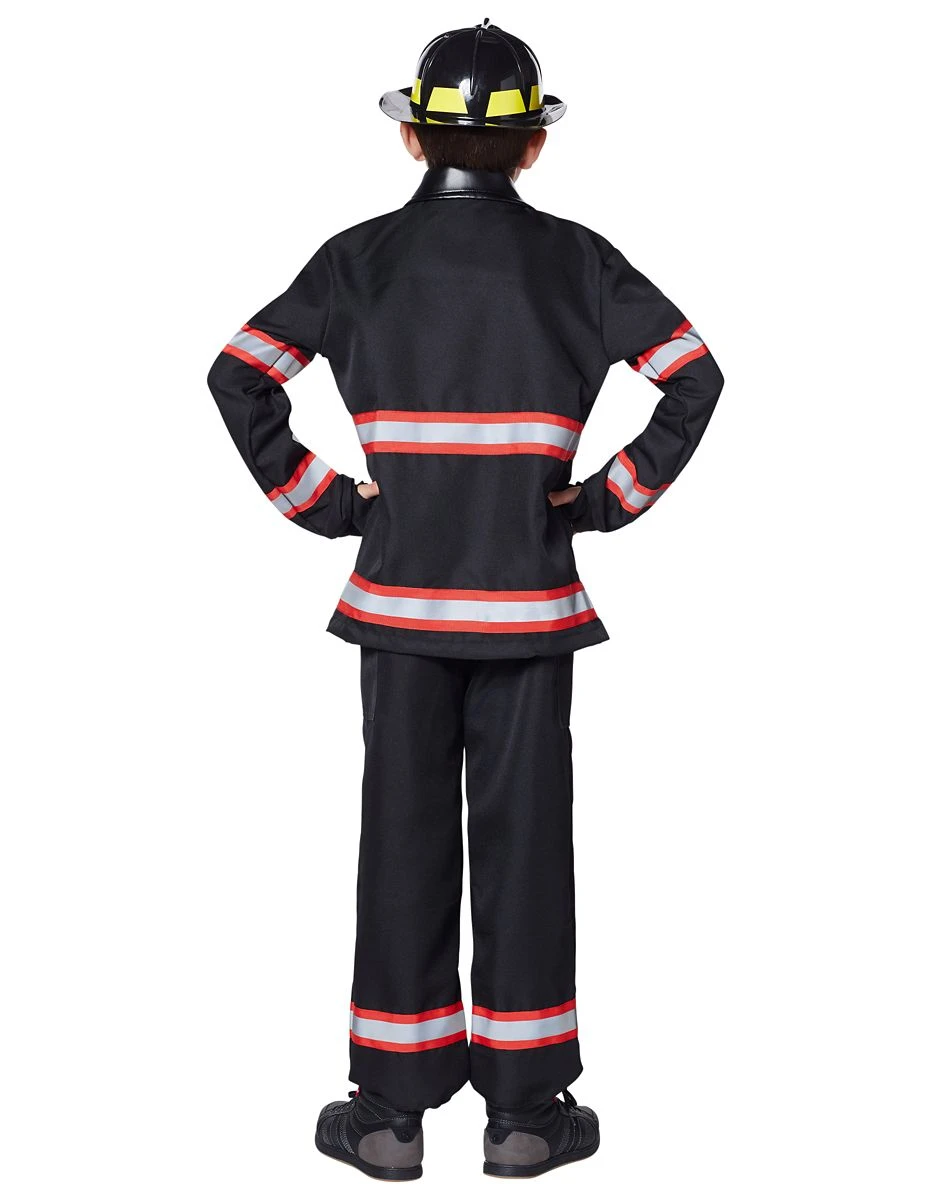 Spirit Halloween Kids Fireman Costume - Deluxe 4 Spirit Halloween Kids Fireman Costume - Deluxe - Image 2