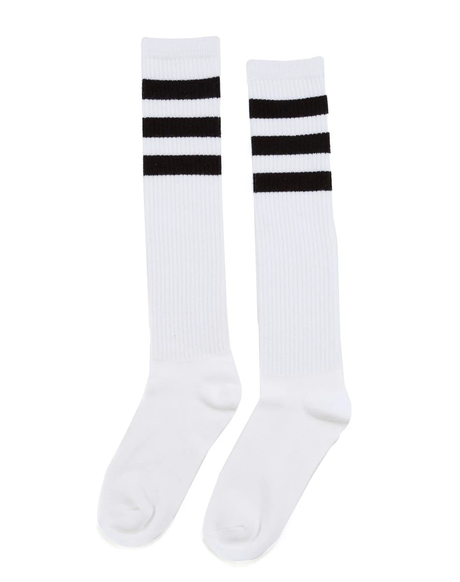 Spirit Halloween Black and White Referee Socks 4 Spirit Halloween Black and White Referee Socks - Image 2