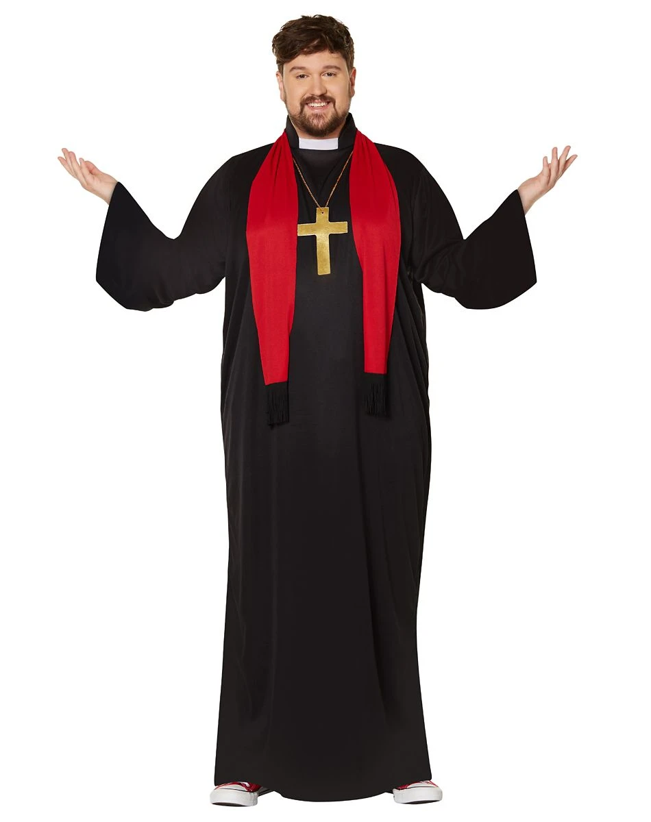 Spirit Halloween Adult Priest Costume 6 Spirit Halloween Adult Priest Costume - Image 4