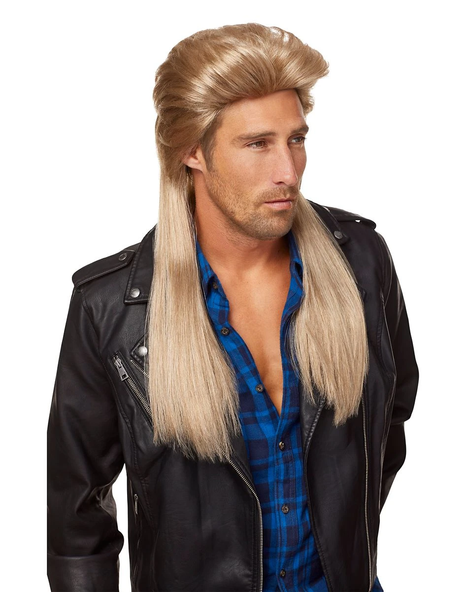 Spirit Halloween 80s Mullet Wig 3 Spirit Halloween 80s Mullet Wig