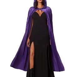 Spirit Halloween Purple Crush Velvet Cape