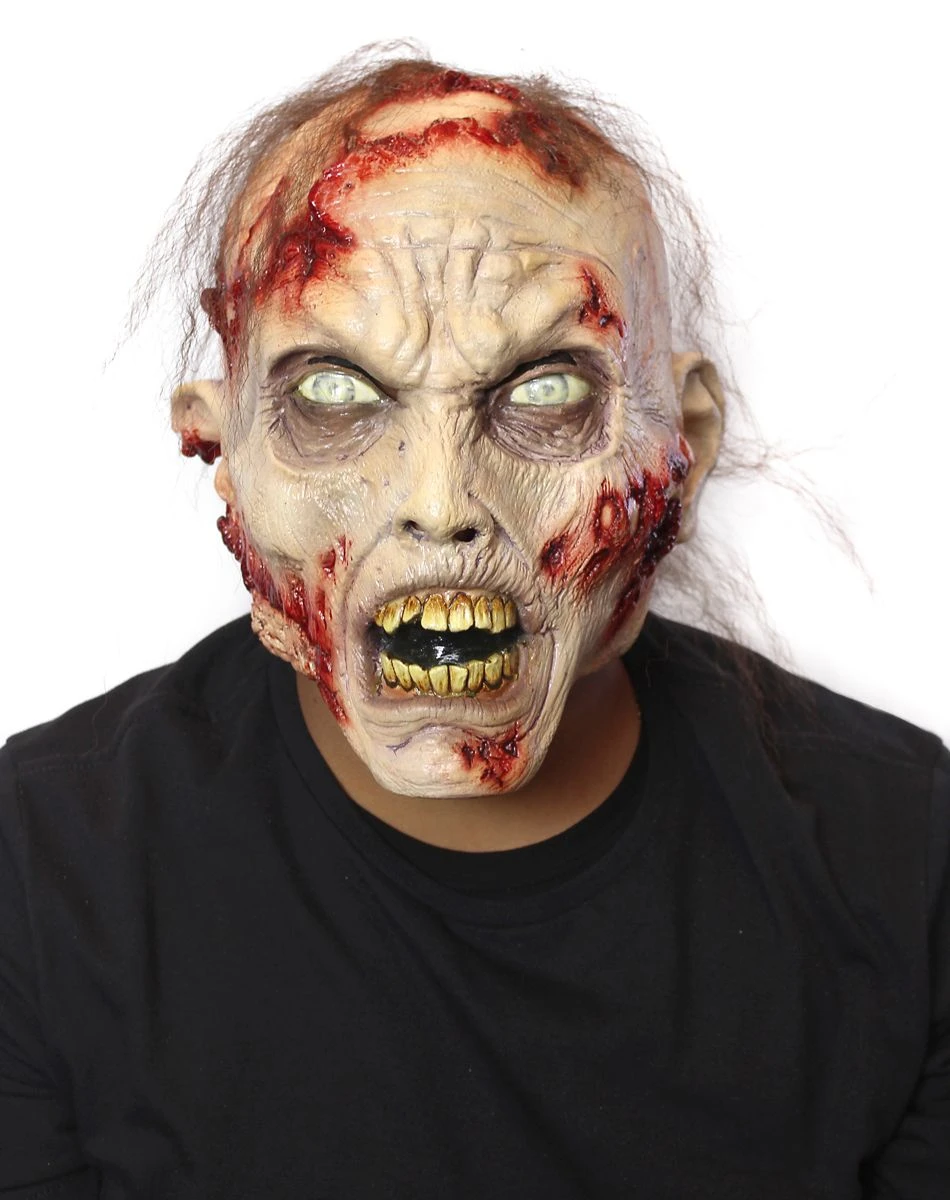 Spirit Halloween Undead Zombie Full Mask 3 Spirit Halloween Undead Zombie Full Mask