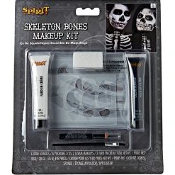 Spirit Halloween Skeleton Makeup Kit -HALLOWEEN COSTUMES Sales Store 01225879 d