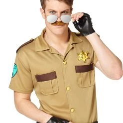 Spirit Halloween Adult Sergeant Short Pants Cop Costume -HALLOWEEN COSTUMES Sales Store 01248533 c