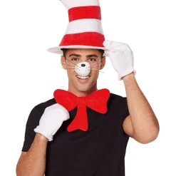Spirit Halloween Cat in the Hat Costume Kit Deluxe - Dr. Seuss