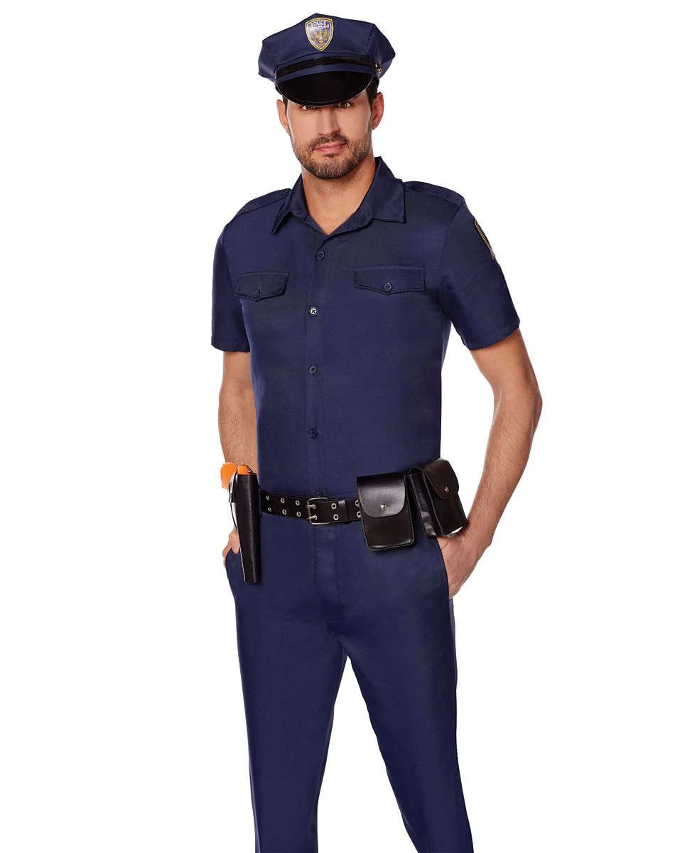 Spirit Halloween Adult Police Officer Costume - Deluxe 5 Spirit Halloween Adult Police Officer Costume - Deluxe - Image 3