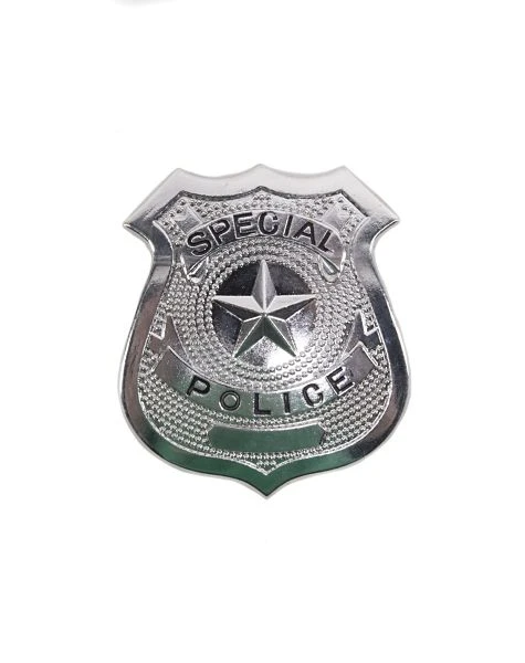 Spirit Halloween Deluxe Metal Police Badge 3 Spirit Halloween Deluxe Metal Police Badge
