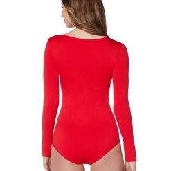 Spirit Halloween Long Sleeve Red Bodysuit -HALLOWEEN COSTUMES Sales Store 01263813 b