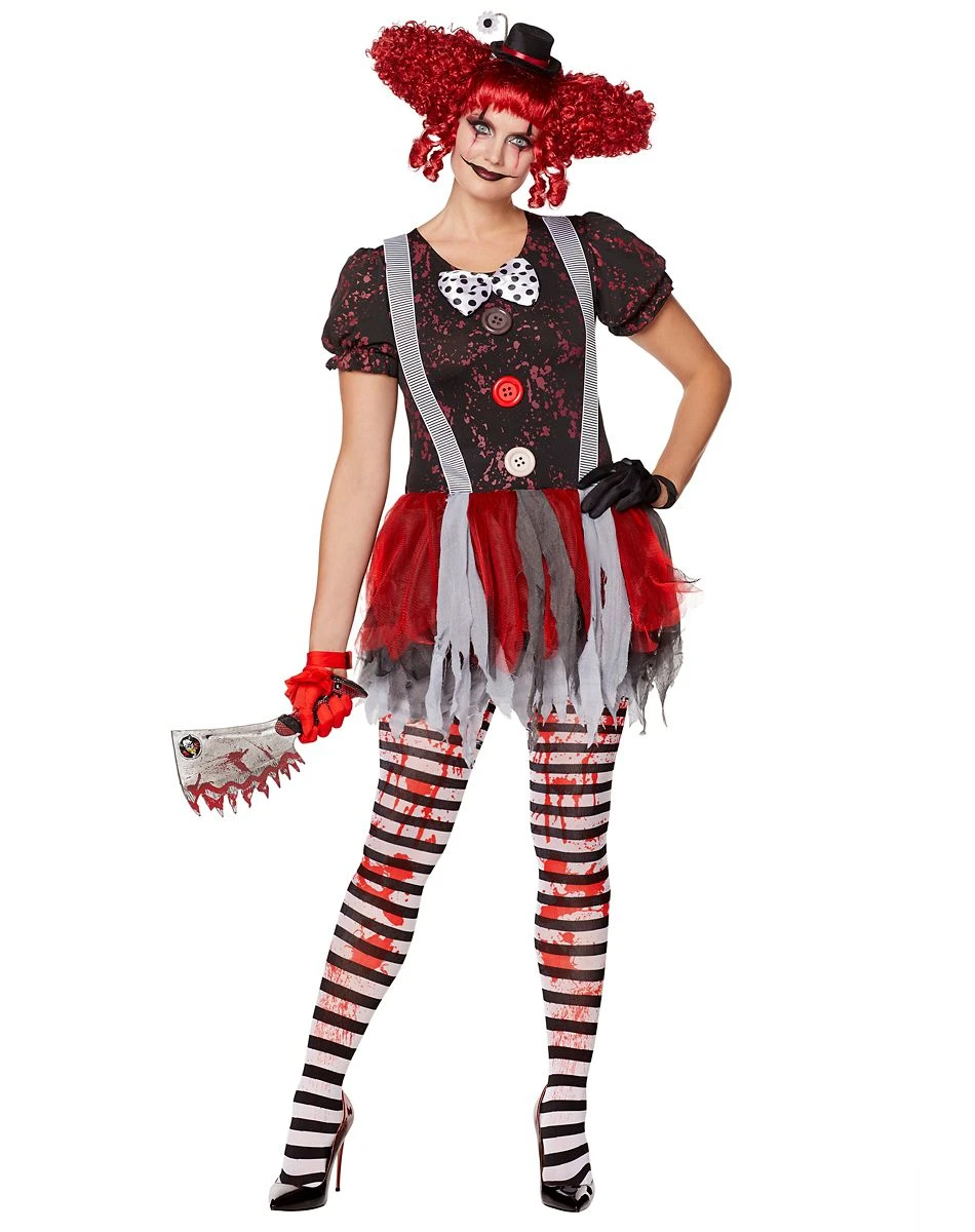 Spirit Halloween Adult Horror Clown Plus Size Costume 4 Spirit Halloween Adult Horror Clown Plus Size Costume - Image 2