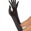 Spirit Halloween '20s Black Satin Gloves