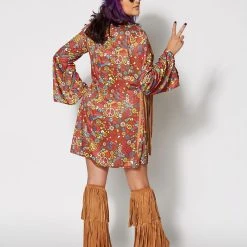 Spirit Halloween Adult Peace and Love Hippie Costume 11 Spirit Halloween Adult Peace and Love Hippie Costume -HALLOWEEN COSTUMES Sales Store 01271212 d